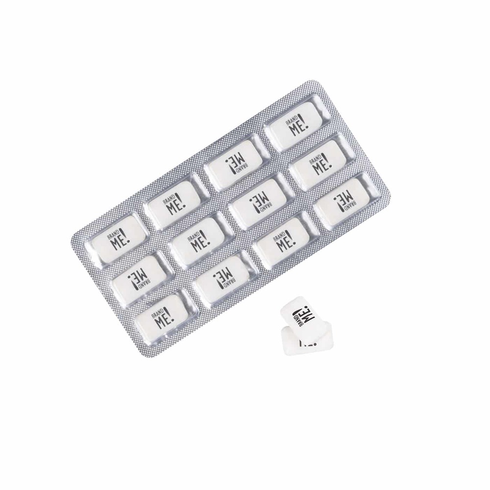 Gumy do żucia w blistrze 12 szt. Brand Me! Mints Wielokolorwy S0714 (1)