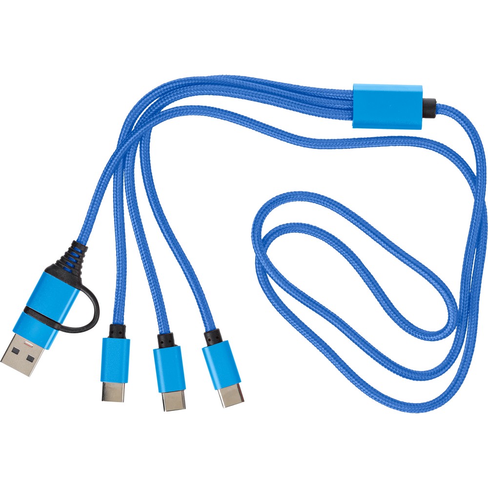 Kabel do ładowania 6 w 1 Niebieski VB331-11 (1)