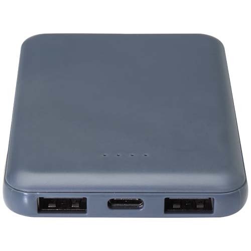 Asama powerbank o pojemności 5000 mAh Type-C z tworzyw sztucznych pochodzących z recyklingu Szaroniebieski 12438355 (5)