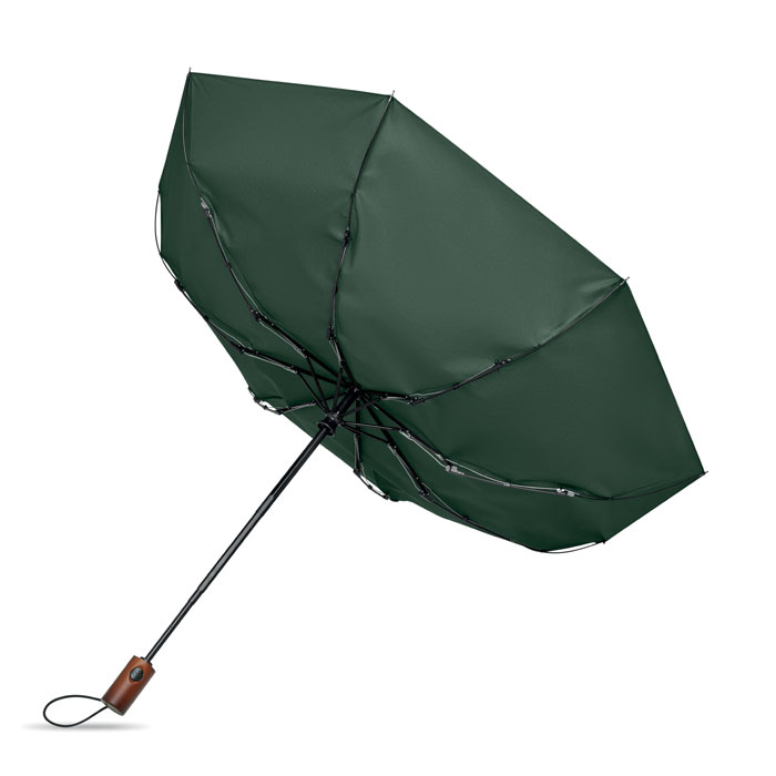 21" parasol automatyczny z drewnia Zielony MO3219-09 (2)