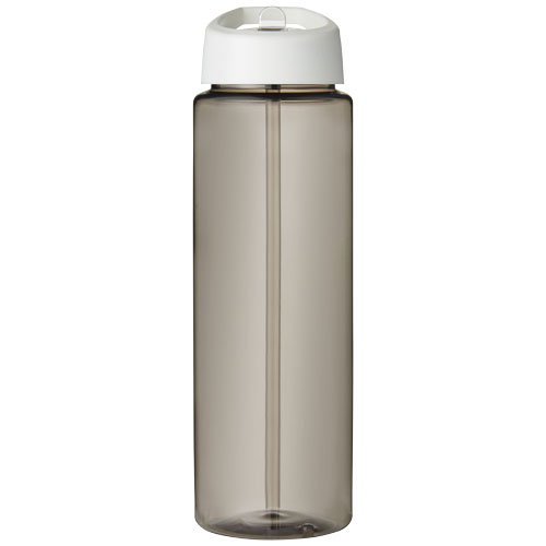 Bidon H2O Vibe o pojemności 850 ml z wieczkiem z dzióbkiem Węgiel drzewny-Biały 21009603 (2)