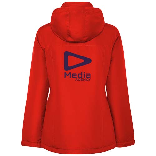 America damska ocieplana kurtka typu parka Czerwony R50734I1 (1)