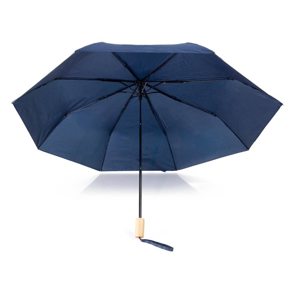 Wiatroodporny parasol manualny RPET, składany | Uksan Granatowy VA067-04 (2)