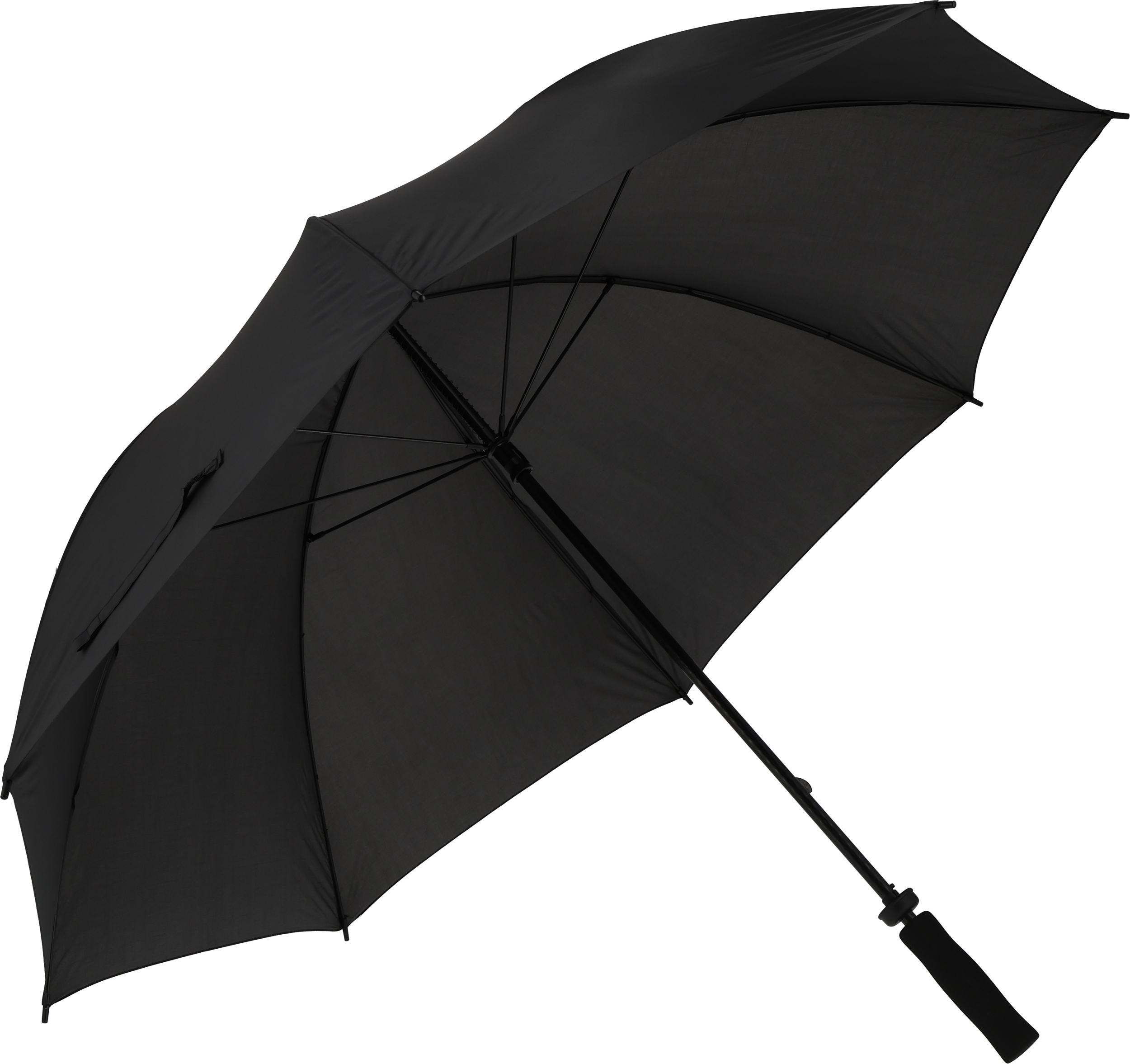 Parasol manualny XL Ø130 cm HURRICAN Czarny 518703 (1)