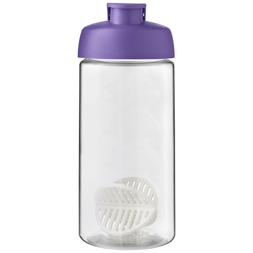 Shaker H2O Active Bop o pojemności 500ml Fioletowy-Przezroczysty 21070437 (2)