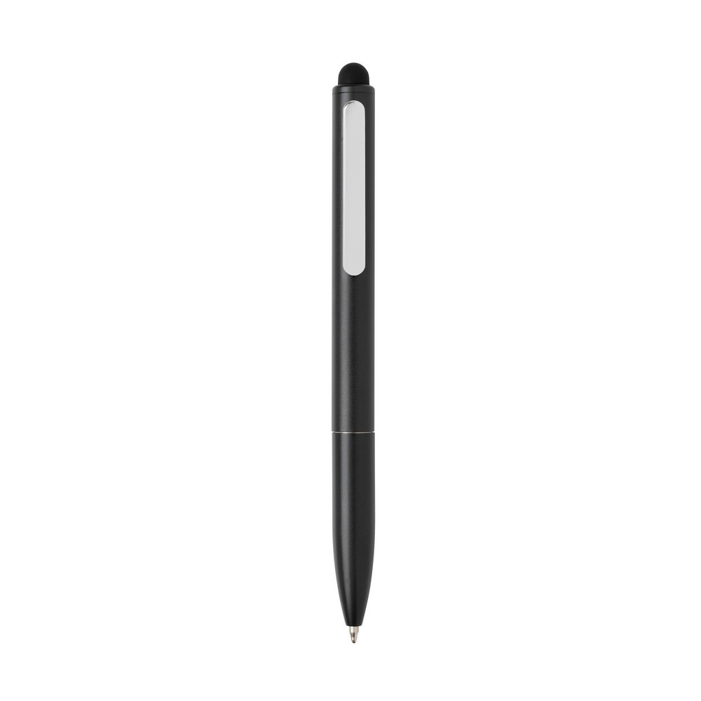 Długopis, touch pen Kymi, aluminium z recyklingu Czarny P611.231 (1)