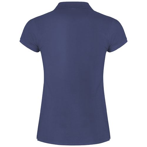 Star koszulka damska polo z krótkim rękawem Blue Denim R66341K5 (2)