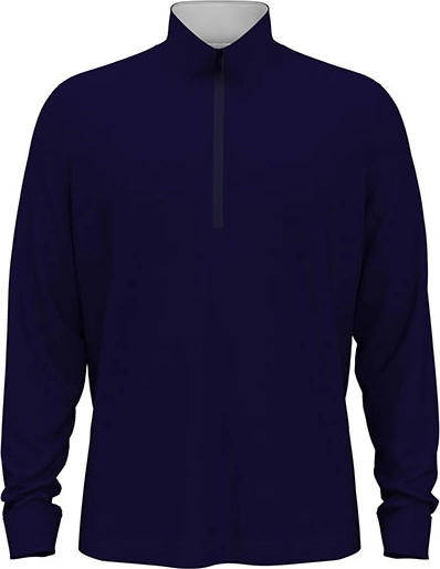Męska bluza z zamkiem 1/4 Peacoat CW350-804466 