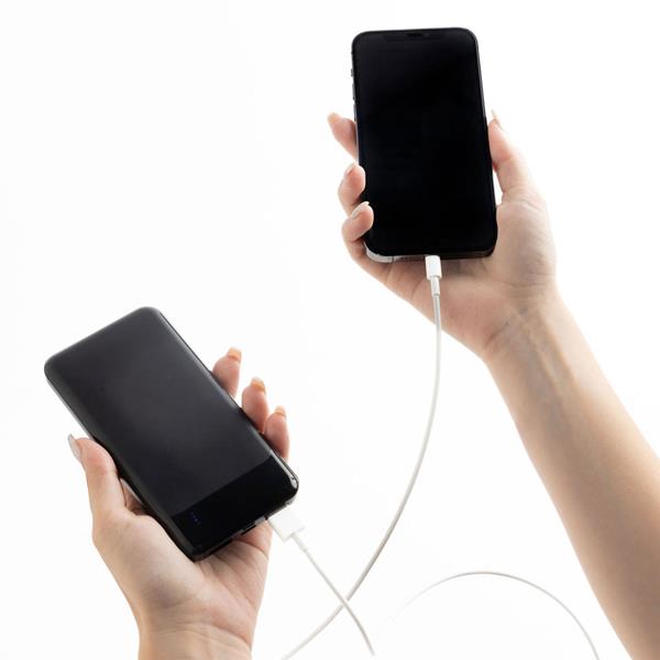 Power Bank z recyklingu 10 000 mAh / Upcharge Czarny IP11059011 (3)