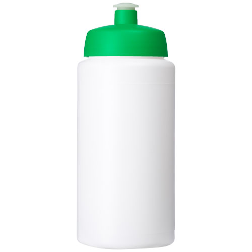 Bidon Baseline® Plus o pojemności 500 ml ze sportowym wieczkiem i uchwytem Biały-Zielony 21068706 (2)