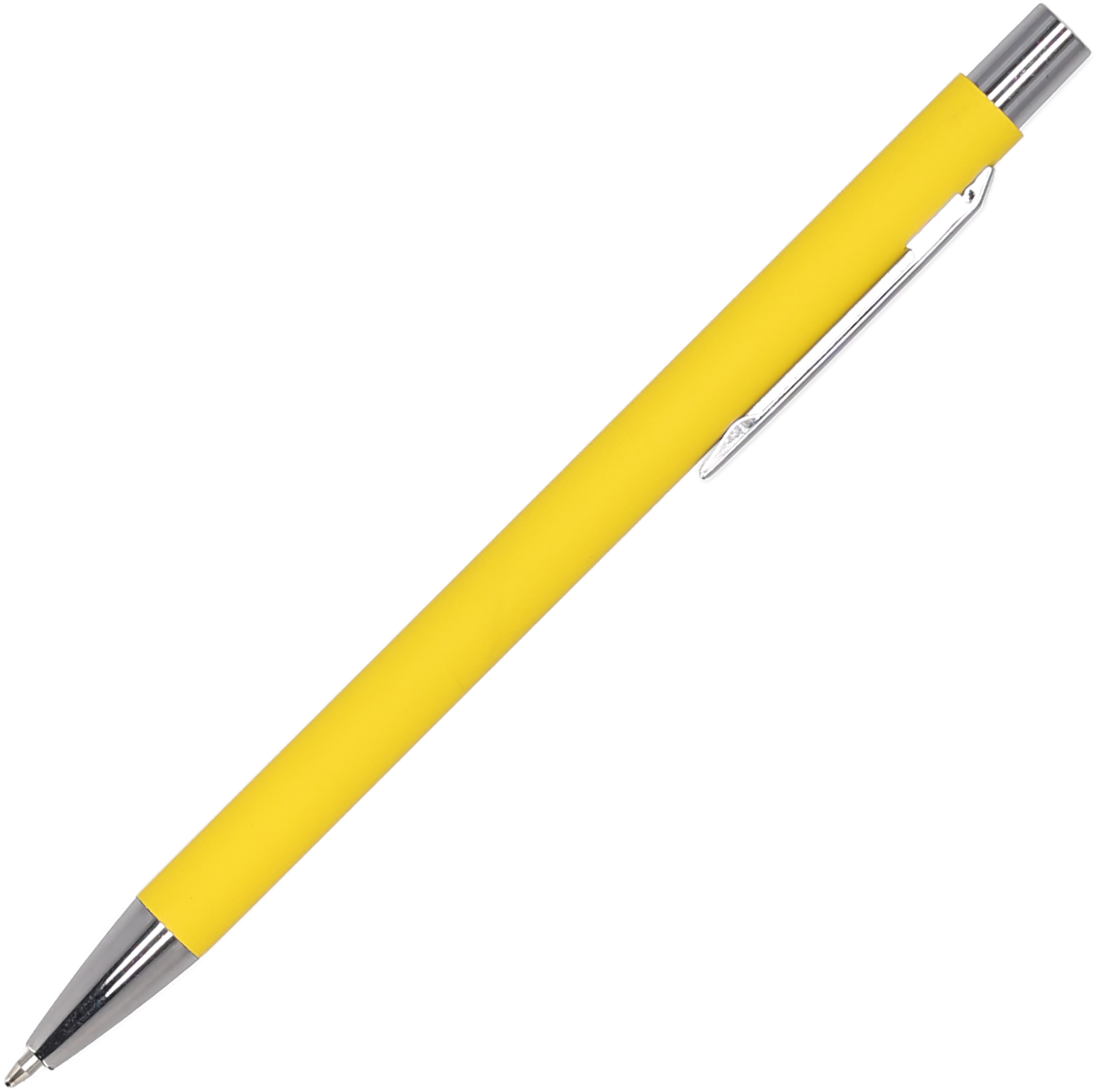 Długopis metalowy soft touch GIORGIO żółty 1368008 (2)