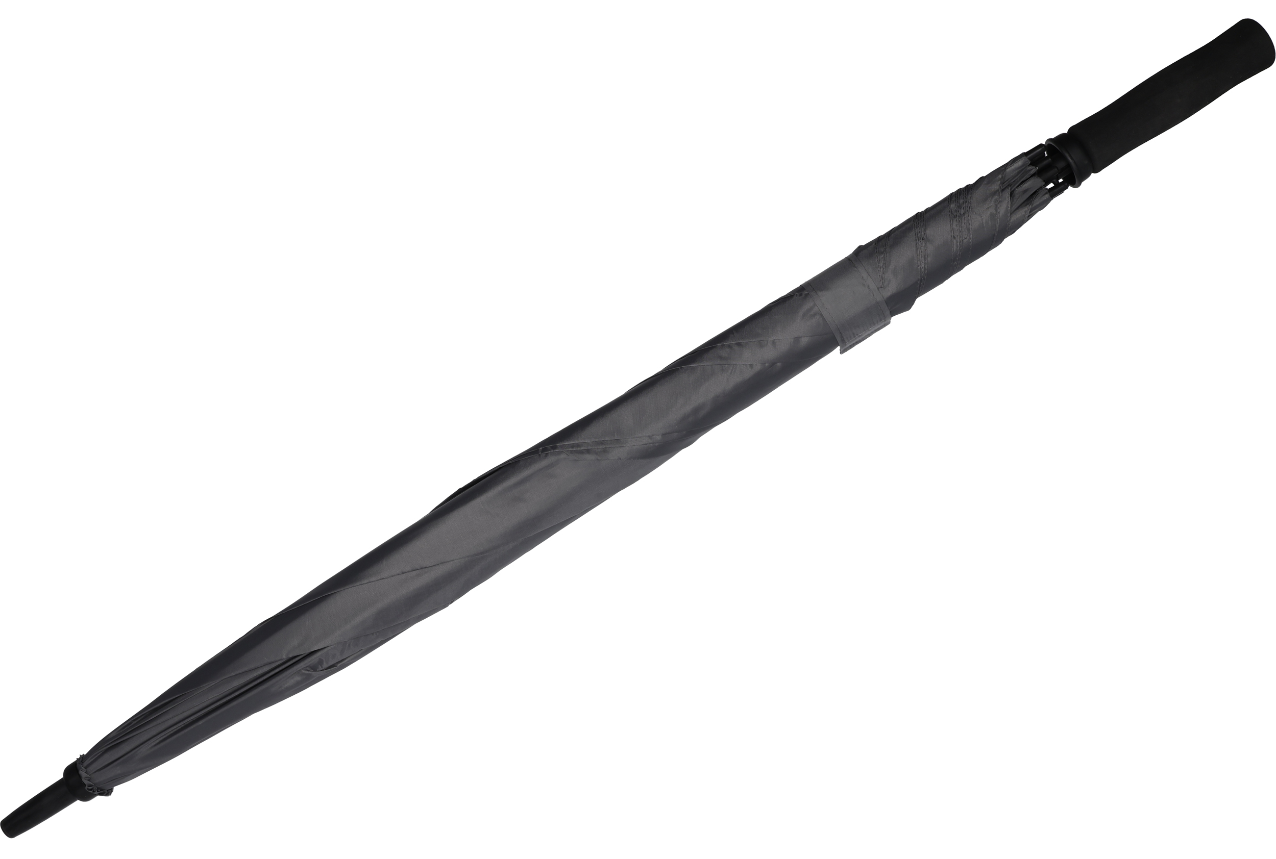 Parasol manualny XL Ø130 cm HURRICAN Szary 518707 (4)