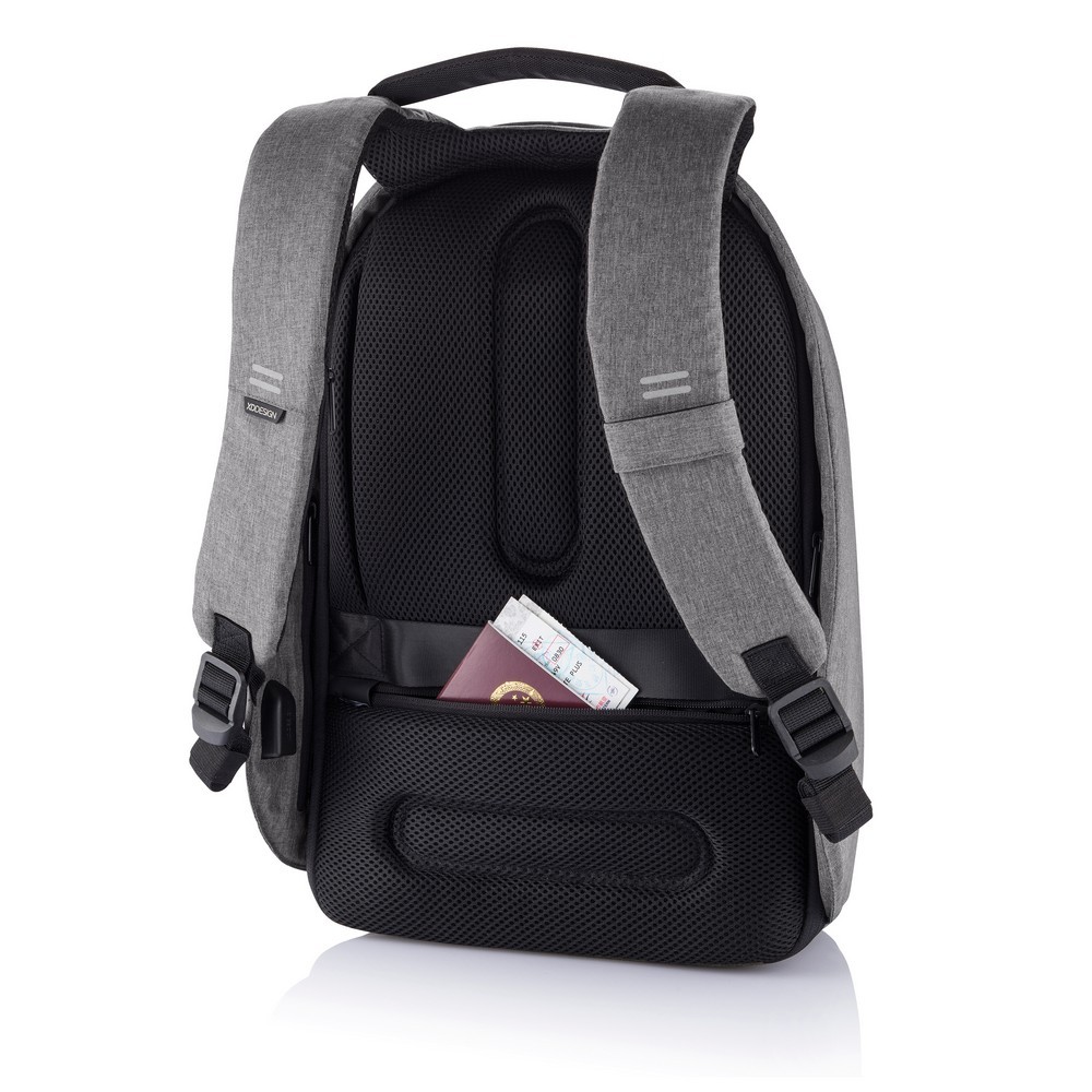 Bobby Hero XL plecak chroniący przed kieszonkowcami Szary P705.712 (17)