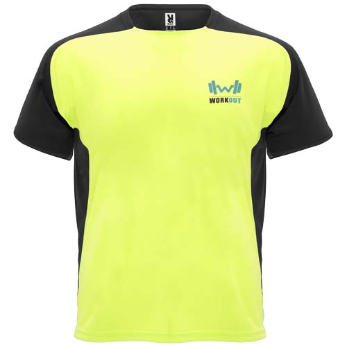 Bugatti sportowa koszulka unisex z krótkim rękawem Fluor Yellow R63998Y5 (1)