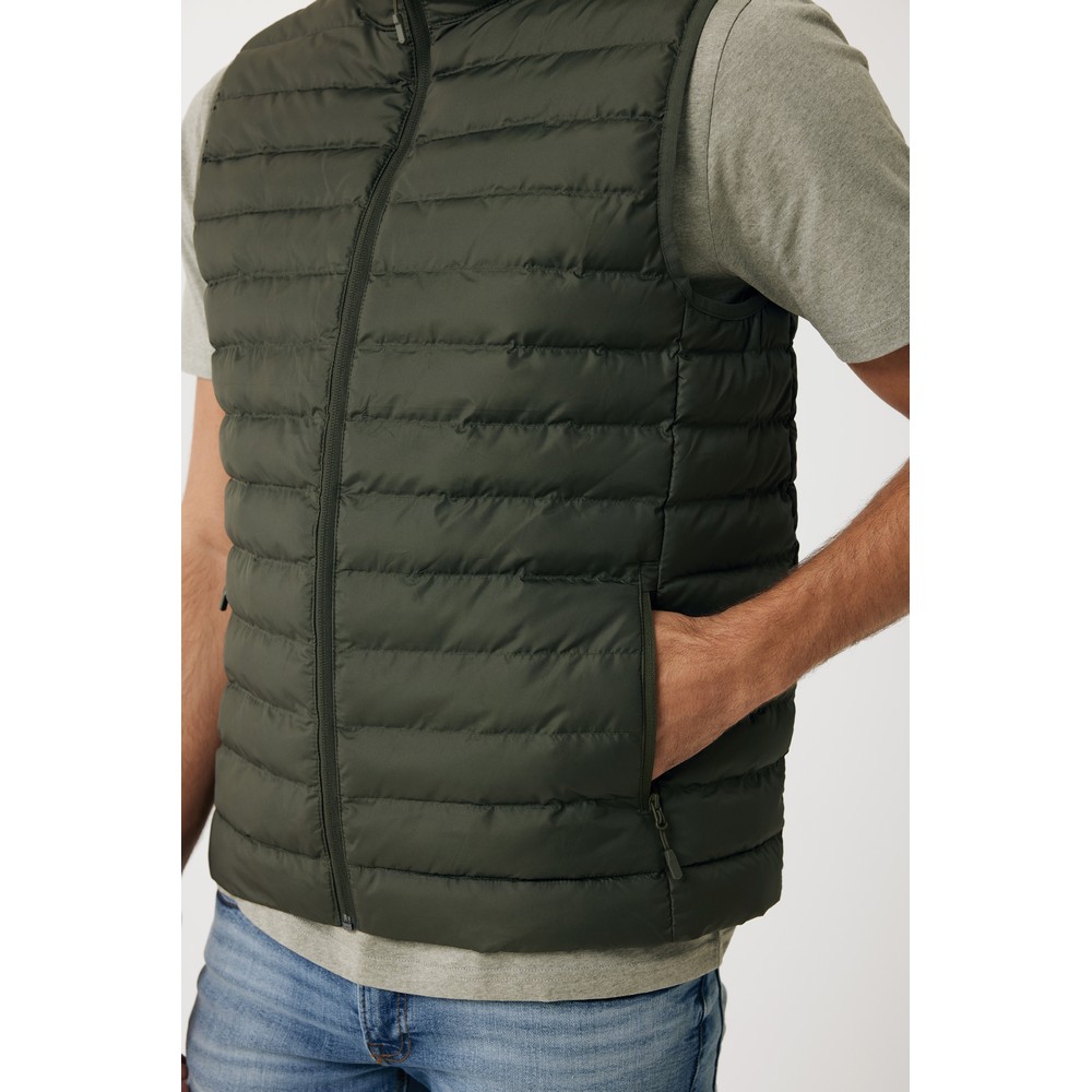 Męski bezrękawnik Iqoniq Meru, poliester z recyklingu Khaki T1702.020.L (9)