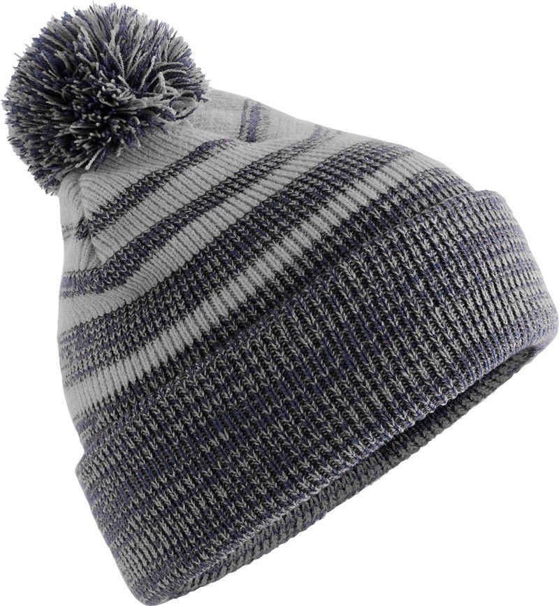 Czapka dzianinowa w paski Team Grey / Navy CB476-1398336 