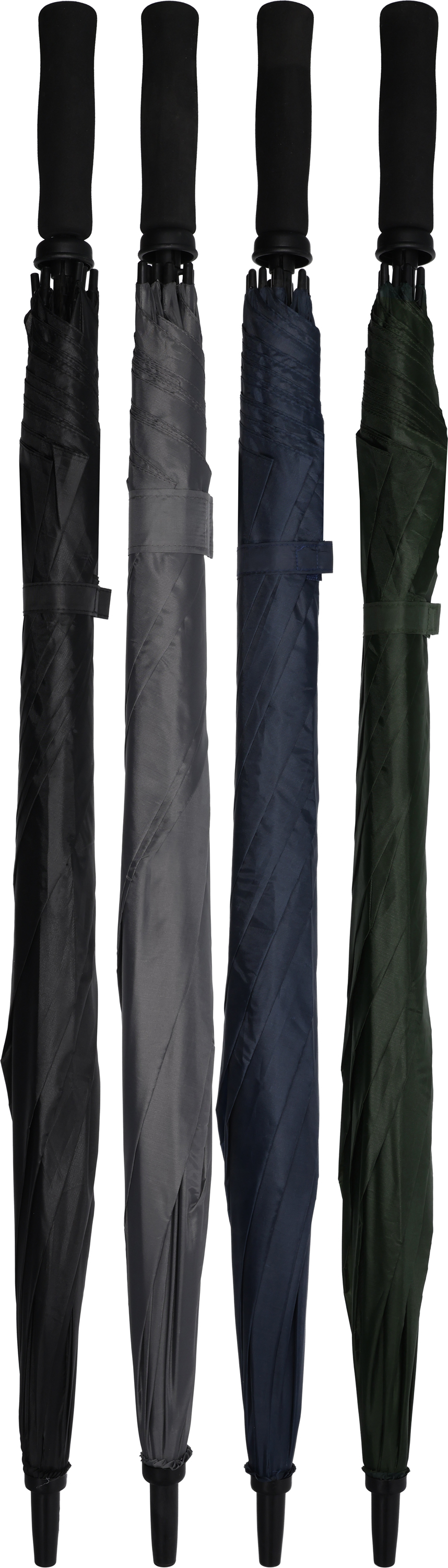 Parasol manualny XL Ø130 cm HURRICAN Ciemnozielony 518799 (5)