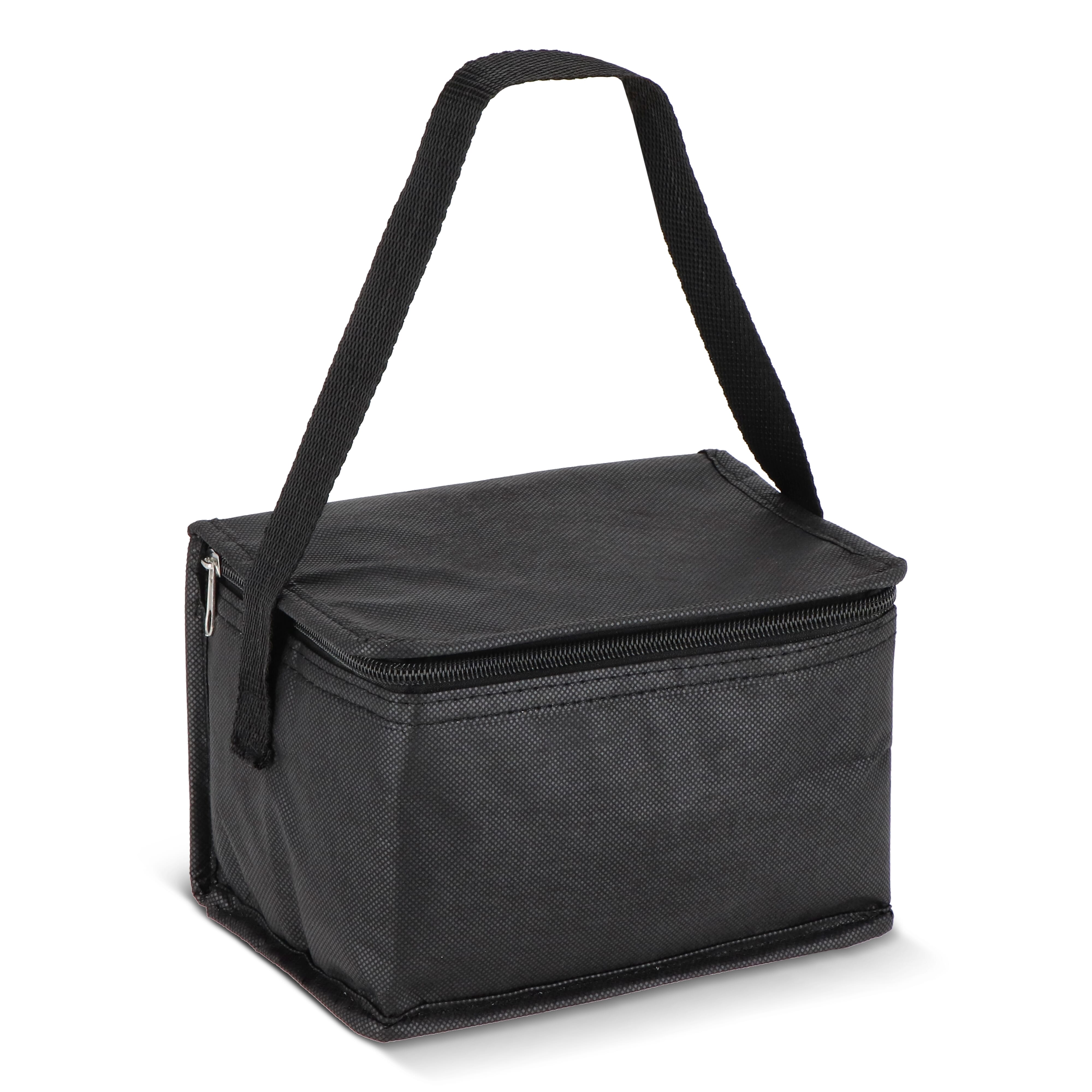 Gadżet reklamowy - R-PET 6 Torba chłodząca na puszki z włókniny 20 x 13 x 12,5 cm 75g/m²