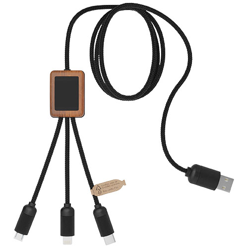 Kabel bambusowy 3 w 1 SCX.design C29 Drewniany 2PX05571 (3)
