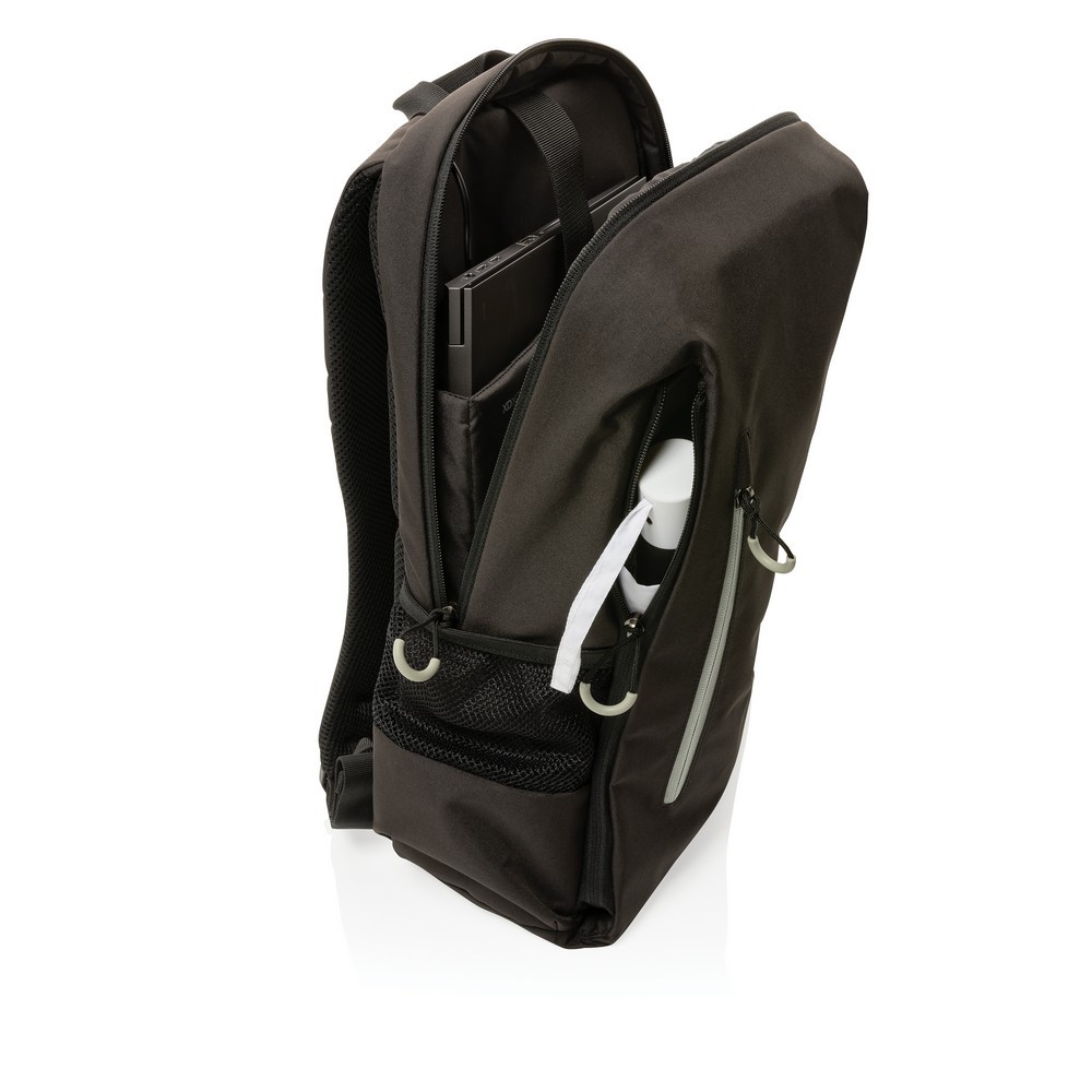 Plecak na laptopa 15,6" Swiss Peak Lima AWARE™, ochrona RFID Czarny P763.151 (5)