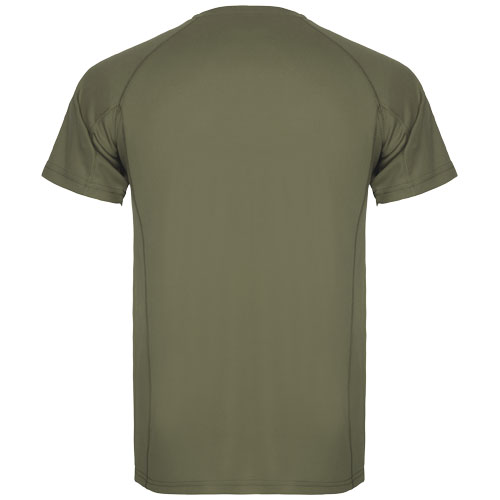 Montecarlo sportowa koszulka męska z krótkim rękawem Militar Green R04255M1 (2)