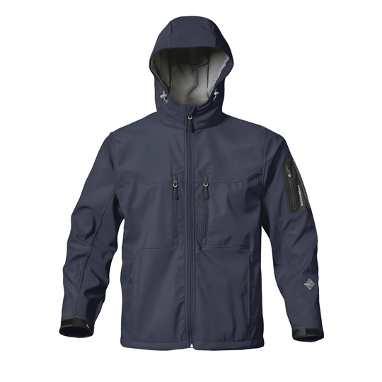 Kurtka Klasyczna Softshell Wodoszczelna Oddychająca Navy ST17F-592164 