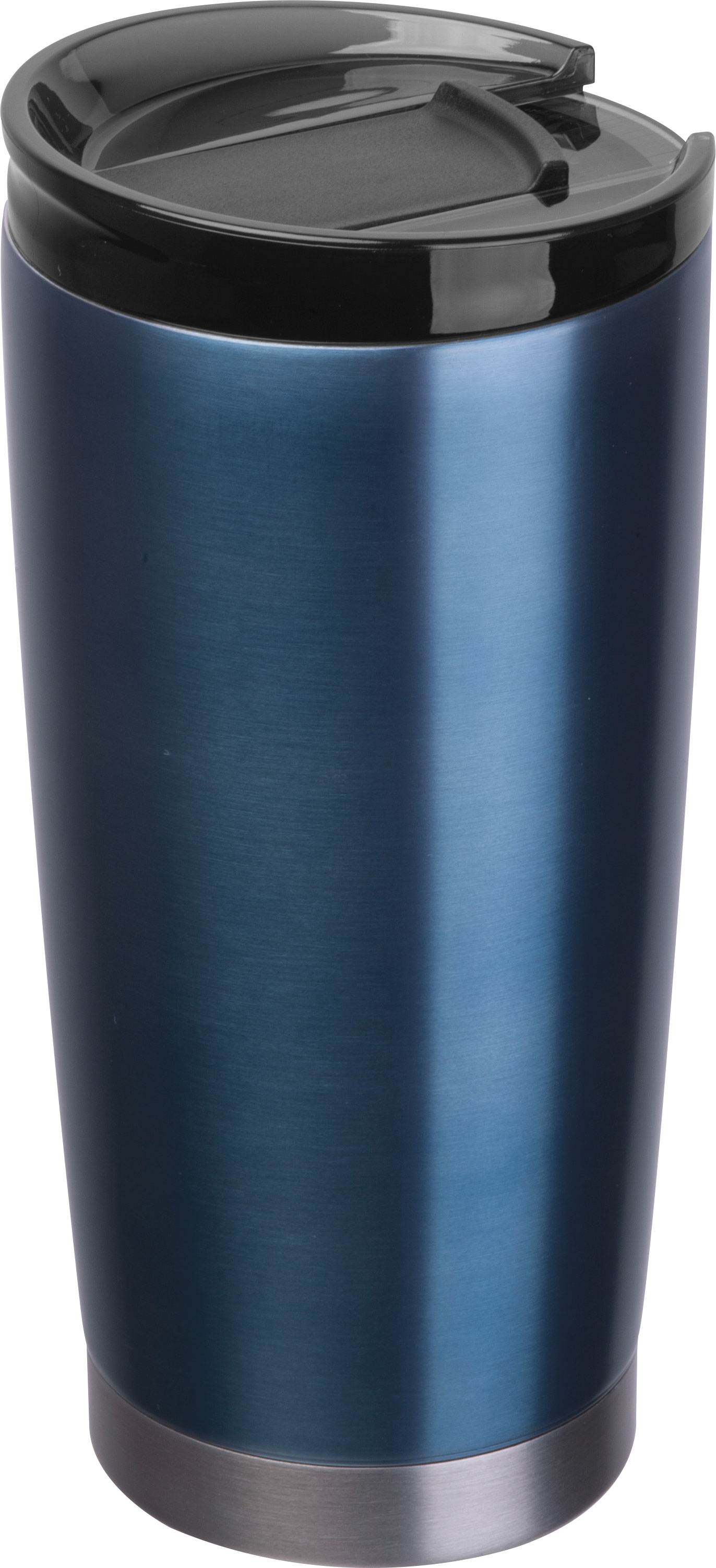 Kubek termiczny stalowy z recyklingu LA LOUVIERE MoLu 540 ml Granatowy 535044 (1)
