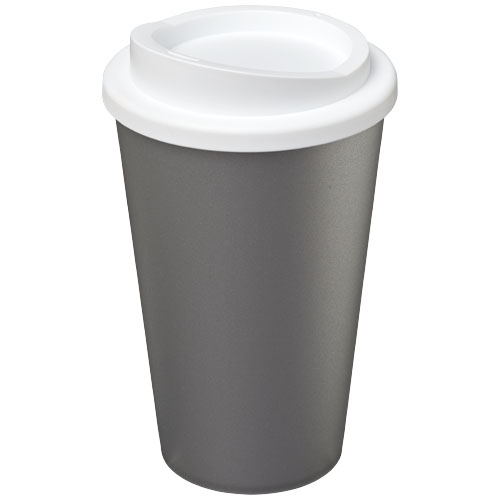 Kubek termiczny z serii Americano® o pojemności 350 ml Srebrny-Biały 21000125 