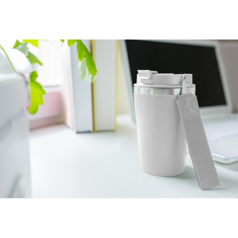 Kubek termiczny 350 ml | Nairod Biały VA057-02 (1)
