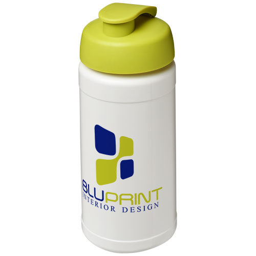 Bidon Baseline® Plus o pojemności 500 ml z wieczkiem zaciskowym Biały-Limonkowy 21006804 (1)