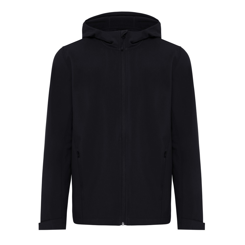 Męska kurtka softshell Iqoniq Makalu AWARE™ Czarny T1700.001.4XL 