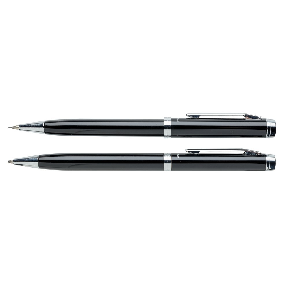 Zestaw piśmienny Swiss Peak Luzern, długopis i ołówek Czarny P610.490 (2)