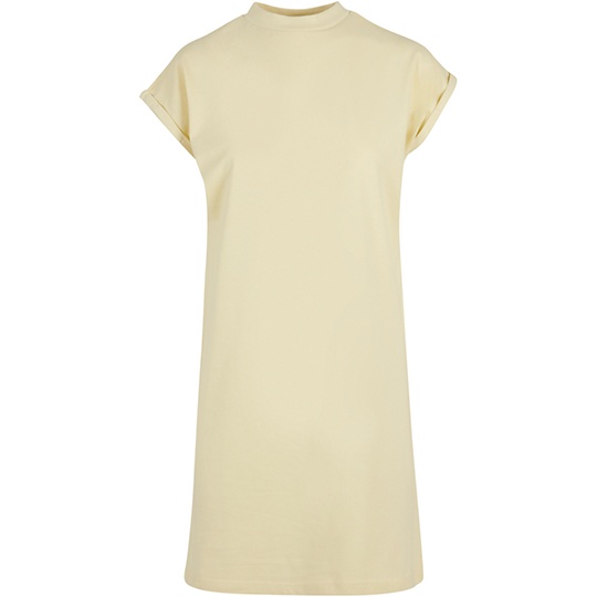 Sukienka T-shirtowa Bawełniana Soft Yellow BY101-481759 