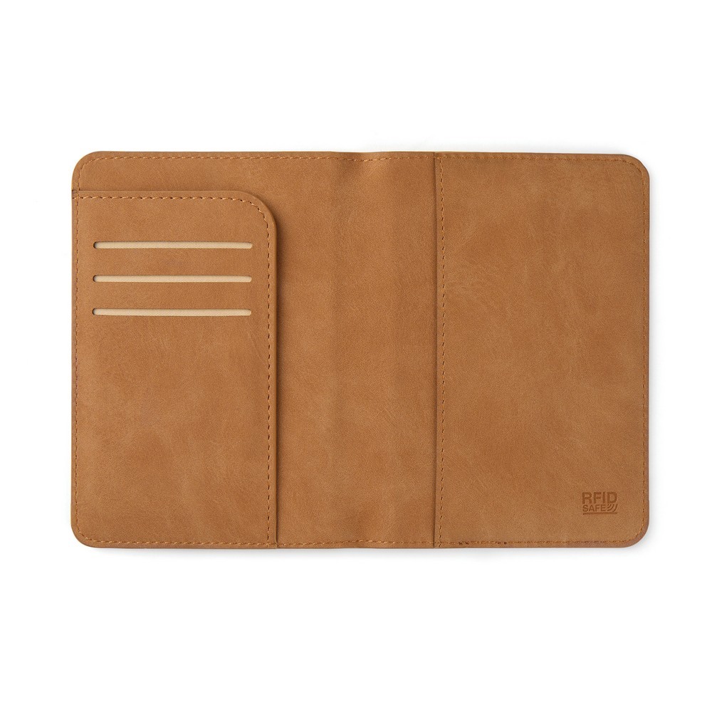 Etui na paszport VINGA Bosler, ochrona RFID Brązowy VG667-16 (1)