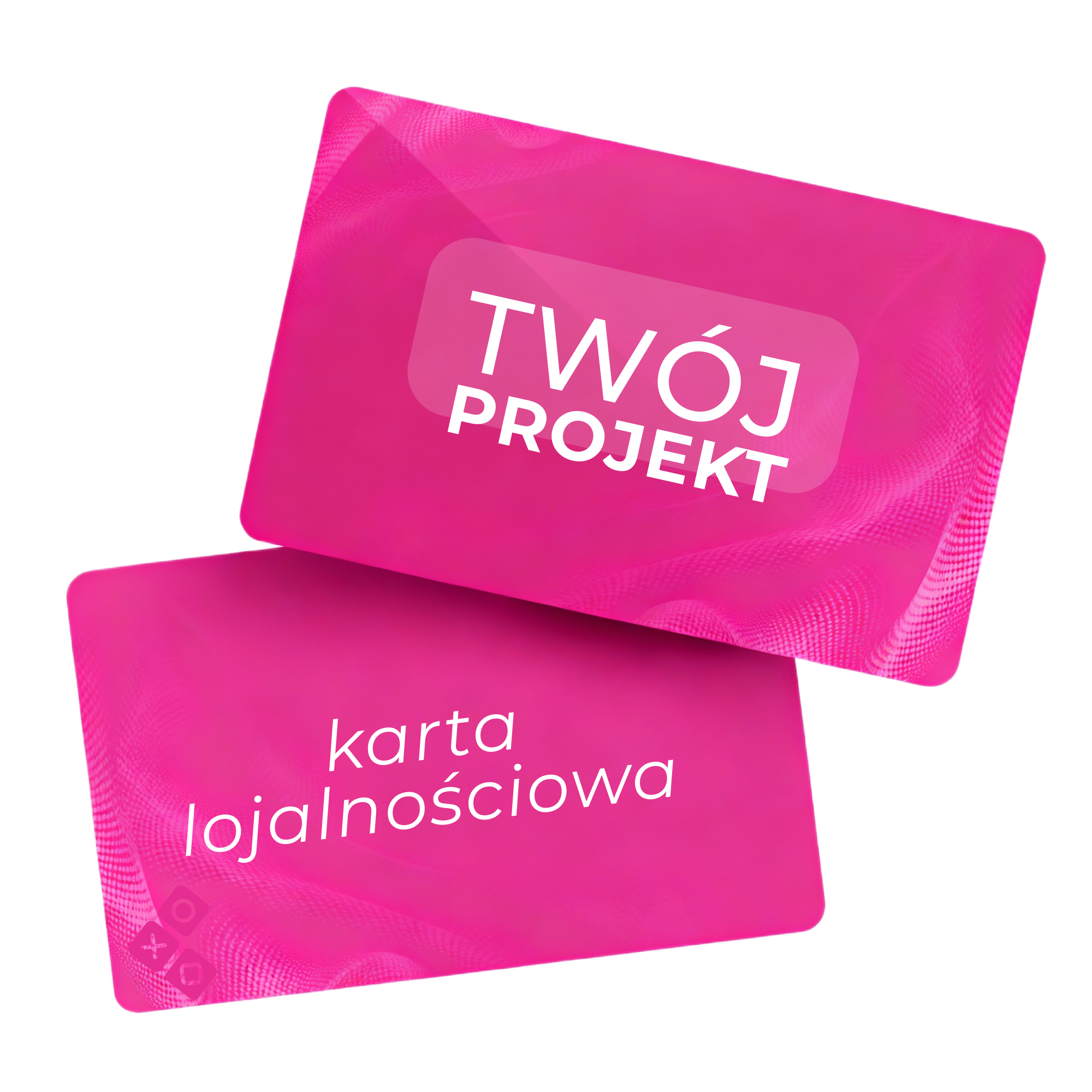 Gadżet reklamowy - 25x Karta plastikowa lojalnościowa