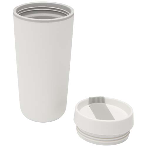 Sedona - kubek plastikowy o pojemności 480 ml, z podwójnymi ściankami Biały 10095301 (3)