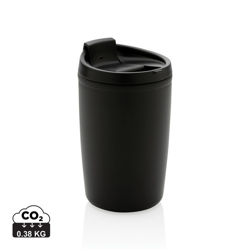 Kubek podróżny 300 ml z PP z recyklingu Czarny P433.081 (8)