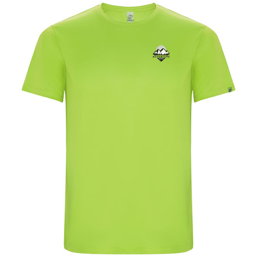 Imola sportowa koszulka dziecięca z krótkim rękawem Fluorescencyjna zieleń K04275BD (1)