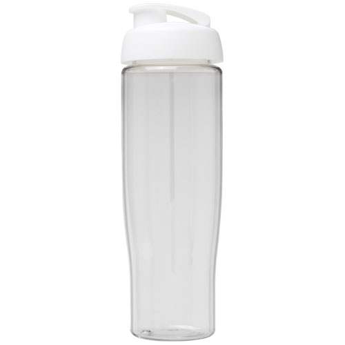 Bidon H2O Tempo® o pojemności 700 ml z wieczkiem zaciskowym Przezroczysty-Biały 21004001 (2)