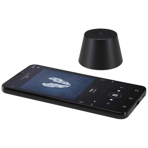 SMART 3 W - głośnik z magnesem, wykonany z recyklingowanego aluminium Czarny 12453290 (5)