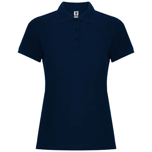Pegaso Premium koszulka damska polo z krótkim rękawem Navy Blue R66441R1 