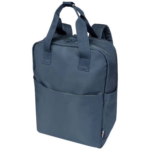 Trip Aware™, plecak na laptopa 14 cali wykonany z materiałów z recyklingu, 9 l Szaroniebieski 12076255 
