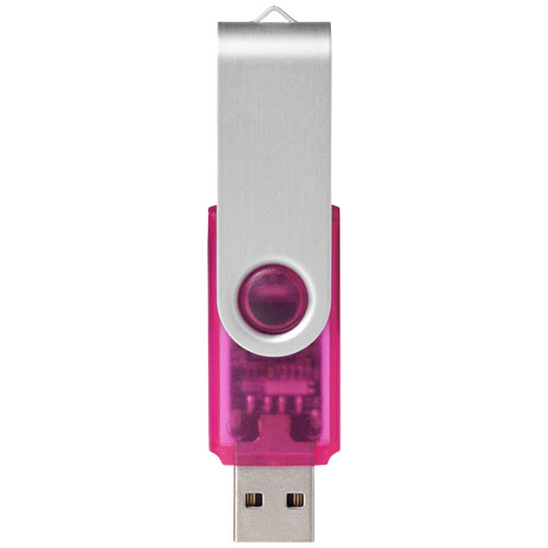 Rotate pendrive wyposażony w interfejs USB 3.0, półprzezroczysty Różowy 1Z51041N (2)