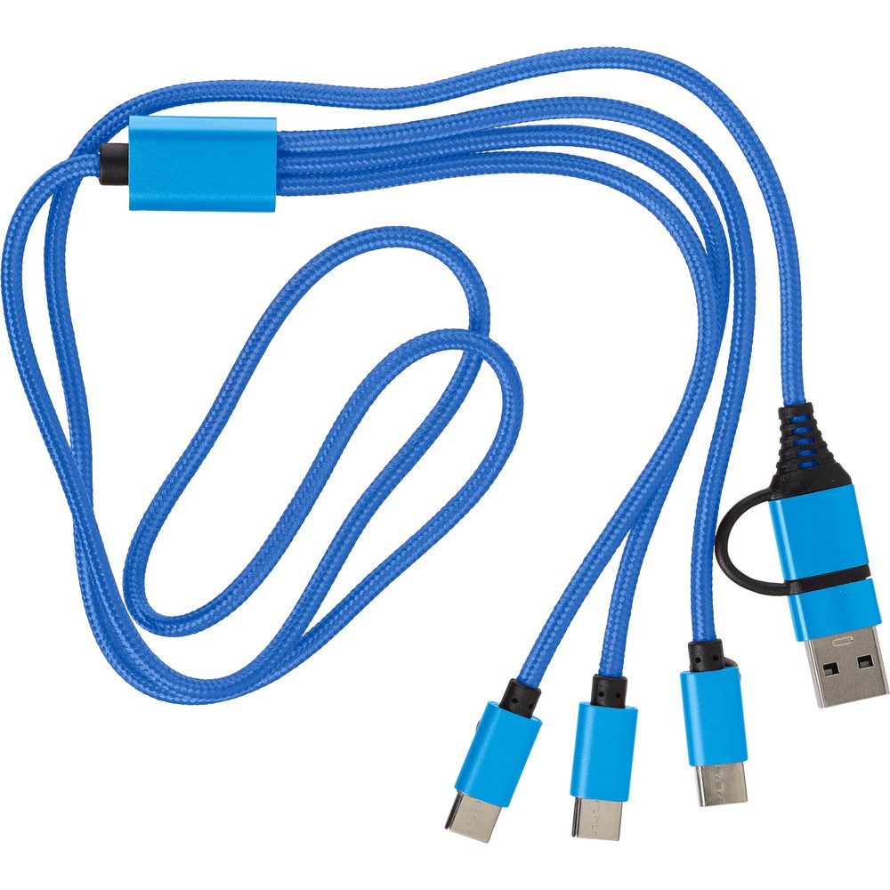 Kabel do ładowania 6 w 1 Niebieski VB331-11 (3)