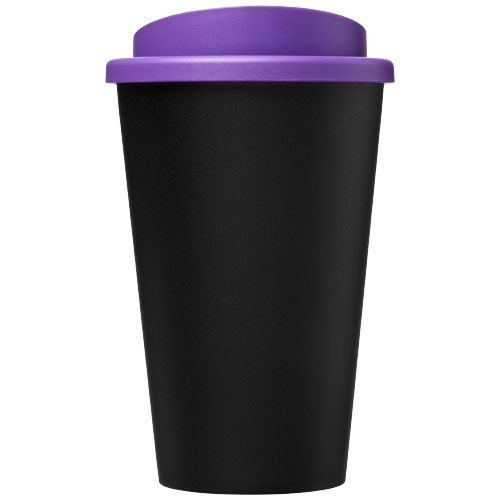 Kubek Americano Eco z recyklingu o pojemności 350 ml Czarny-Fioletowy 21042205 (2)