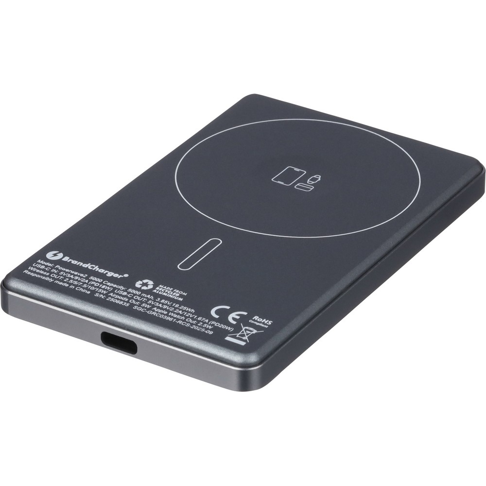 Power bank 5000 mAh BrandCharger Powerwave 2 Grafitowy VB338-15 
