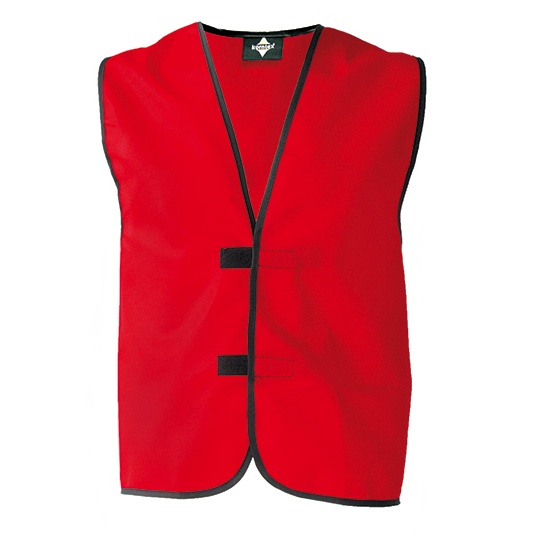 Kamizelka Klasyczna Poliester Red KX501-538124 