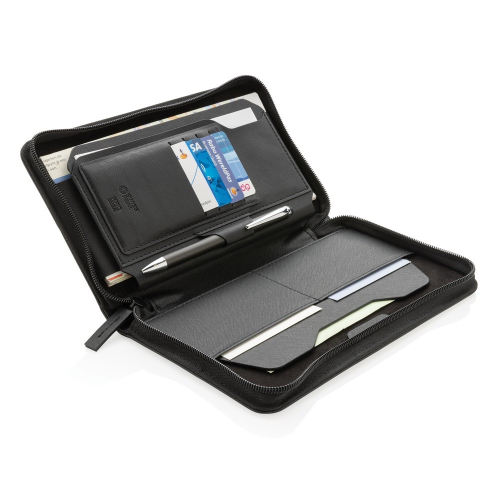Portfel Swiss Peak Heritage RPU, ochrona RFID Czarny P820.341 (4)