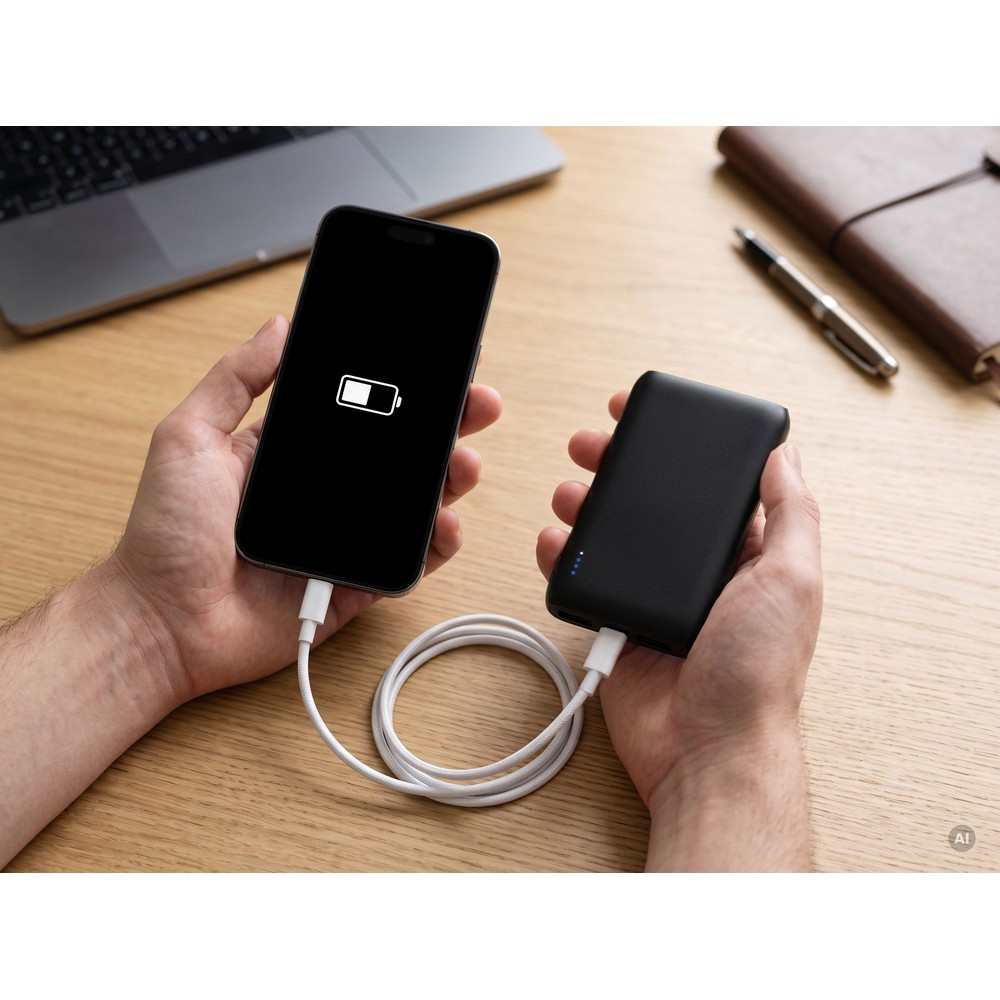 Power bank 5000 mAh | Madreno Czarny VA945-03 (1)