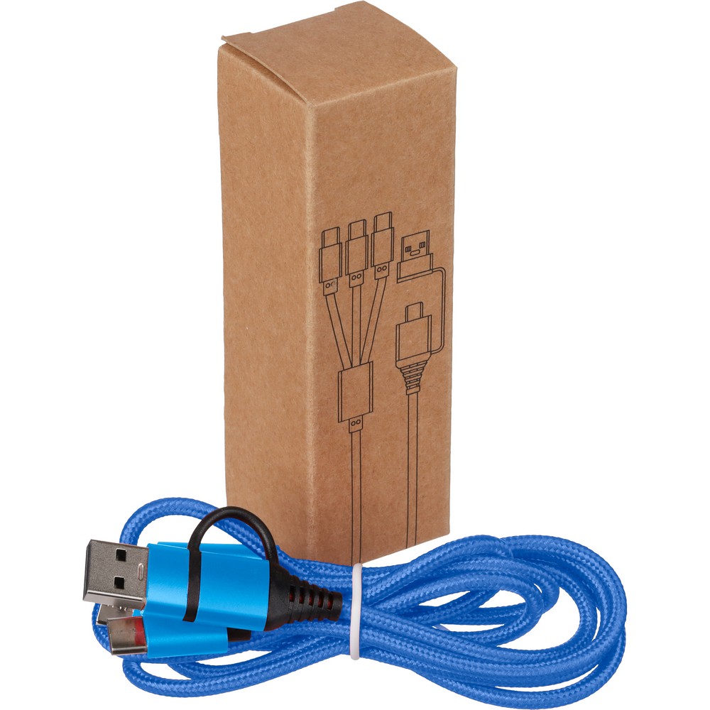 Kabel do ładowania 6 w 1 Niebieski VB331-11 (5)